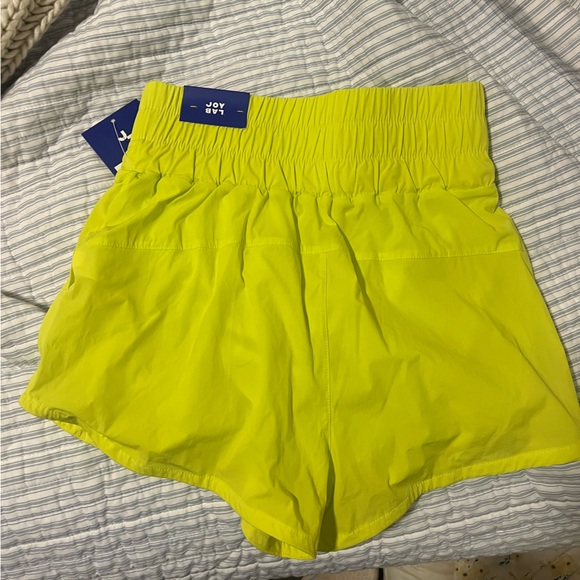 Women’s high-rise woven shorts 2.5”- JoyLab XS GREEN/YELLOW - Picture 2 of 4